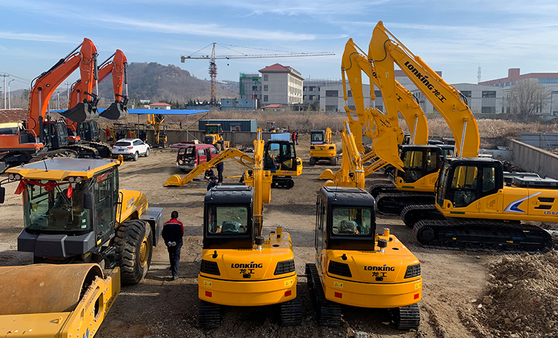 挖掘機(jī)展示